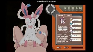 Sylveon Training Her Tight Pussy in a Cowgirl