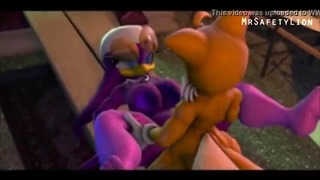 Tails pieprzy falę Sonic Furry Porn Sfm