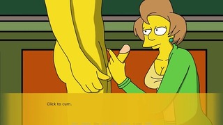 The Simpson Simpvill Teil 5 gibt eine sexy Massage von Loveskysanx