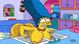 Les Simpsons Hentai – Marge Chaud Gif