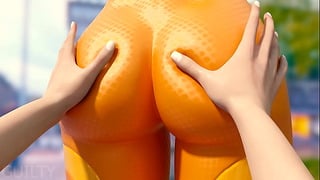 What an ASS! Tracer from Overwatch!