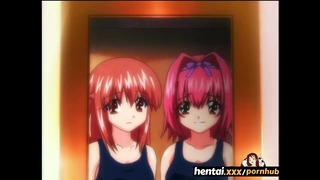 Due giovani ragazze lesbiche che giocano sotto la doccia - Hentai. Xxx