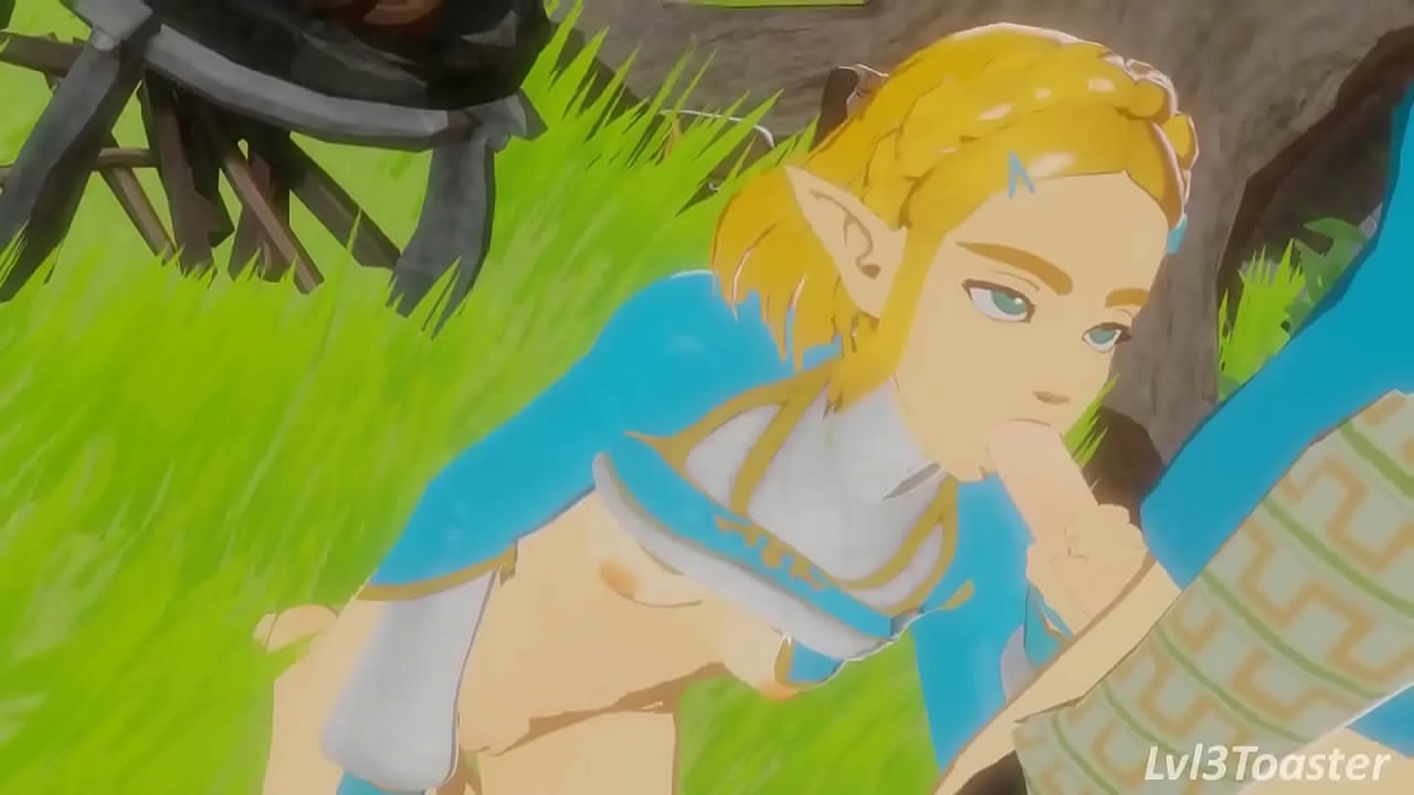 Link Caught Zelda Masturbating and Helps Her Out - XAnimu.com