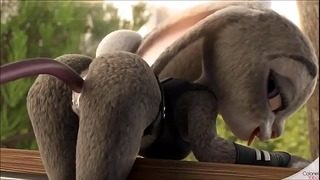 Zootopia Porno parodi Judy Hopps Sesli T Canavarı Tarafından Becerdin