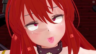 Busty redhead bound and fucked deep by massive cock
