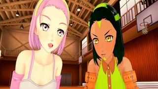 3d Hentai)(futa)(Jojo's Bizarre Avontuur) Seks met Reimi en Ermes