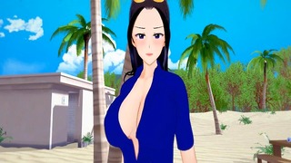(3일 Hentai)(one Piece) 니코 로빈과의 섹스