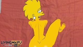 Adulto Lisa Simpson Presidente – 2d Reality Cartoon Enorme bunda de animação Booty Hentai Cosplay Simpsons Foda