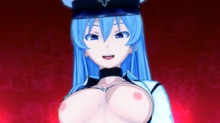 Akame Ga – Esdeath 3d Anime Pornó