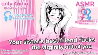 Asmr  La mejor amiga de tu hermana te coge hasta la virginidad (juego de rol de audio)