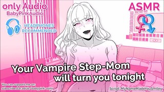 Asmr  Sua madrasta vampira vai transformá-lo esta noite (boquete) (equitação) (áudio Roleplay)