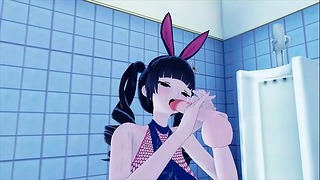 Obrovská prsa Bunny Girl 3d Hentai 52