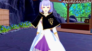 Black Clover Noelle Koikatsu Footjob and Cock Ride VR