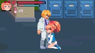 Bonus Sensual Town Girls [hentai Pixel Game] Throat Fuck and Sperm in Mouth Scene