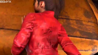 Claire Redfield – Amazing PAWG pounded from behind in POV Resident Evil hentai porn