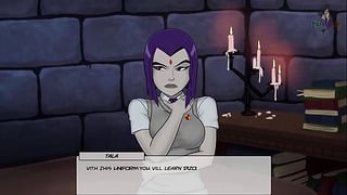 Raven is ready to fuck in DC Comics porn game EP59