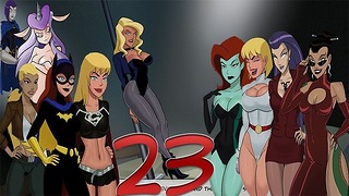 Розпусні дівчата з секс-ігри DC Comics жорстко трахаються в EP23