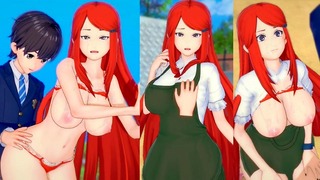 Naruto( ) 3dcg [hentai Game Koikatsu! Kushina Uzumaki (anime 3dcg Video