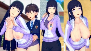 Naruto( ) 3dcg [hentai Game Koikatsu! Hinata Hyuga(anime 3dcg Video)]