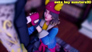Skye doing a hot handjob