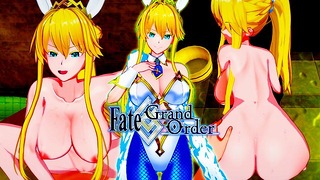 Fate Grand Order Artoria Pendragon-Häschen-Kostüm Hentai