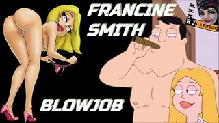 Francine Smith sestra Bj American Dad, Cum Swallow Dokončí trhnutí Anime Kouření, Blond Bj