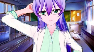Ο γαμημένος Ayame Himuro από το Science Fell in Love, οπότε προσπάθησα να το αποδείξω - Anime Hentai