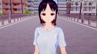 Jebana Kaguya Shinomiya z Kaguya-sama: Miłość to wojna – Anime Hentai