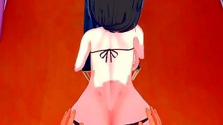 Kirisaki Kyoko – Virgin tonåring spelar med en stor kuk i To Love-Ru hentai porr