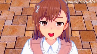 Pieprzona Mikasa Mikoto z Toaru Kagaku No Railgun – Anime Hentai
