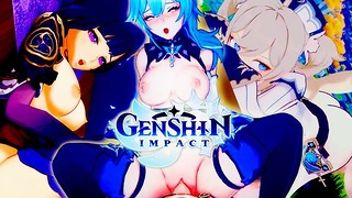 Genshin Impact Sfm Összeállítás tini