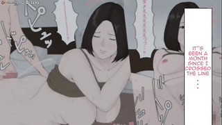 Japonská nevlastní matka si hraje s mladým kohoutem hentai komiks