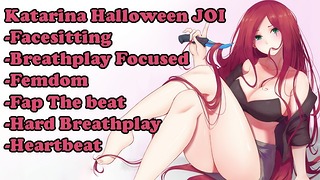 της Καταρίνας Halloween (hentai Joi) (league of Legends) [femdom, Facesitting, Breathplay, Smotherbox)