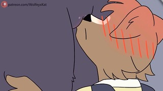 Kotě a honič 2 (chlupatý Hentai animace)