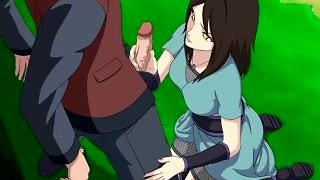 Öffentlicher Blowjob von Kunoichi Naruto Sex-Animation