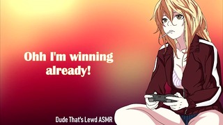Lewd Step Sister is too Competitive… (asmr)