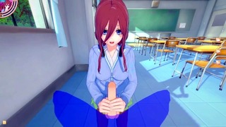 Miku Nakano Gets Fucked and Cummed on in 3D Hentai