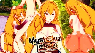 Mushoku Tensei Reencarnación sin trabajo: Elinalise Dragonroad Hentai 3d sin censura