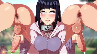 Naruto - Hinata 무수정 된 만화 Hentai – 이노,sakura,츠나데,사스케,키바