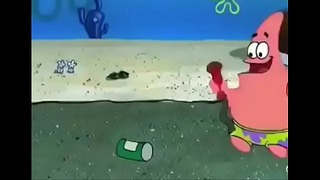 Patrick dan Spongebob Bermain Dengan Peniup Daun Mereka Ig Imgodb