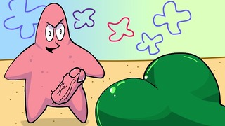 Патрик трахается с планктоном! Spongebob Rule 34