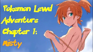 Misty – Redhead teen in JOI slideshow session showing off her perfect hot body in Pokemon hentai porn