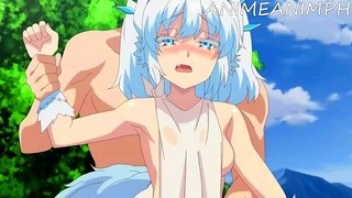 Rehacer de un sanador Hentai: Agarrar la figura adolescente sexy de Setsuna con fuertes gemidos