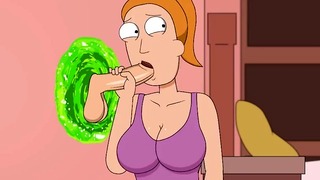 Rick and Morty - Way Back House - Iba sexuálna scéna - 27. časť Leto # 3 od Loveskysanx