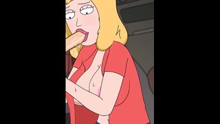 Rick and Morty – a Way Back House – Sex Scene Only – Part 5 Beth #5 By Loveskysanx