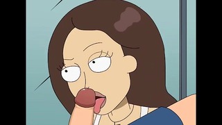 Tricia Morty'nin Sikini Yalıyor Rick and Morty Eve Dönüş Oyunu
