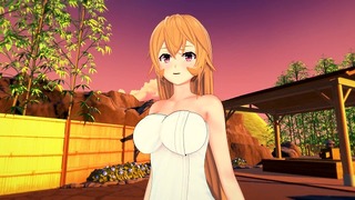 Shokugeki No Soma - Секс с Эриной Накири (3D Hentai)