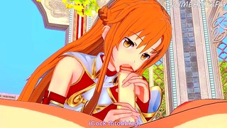Sword Art Online Hentai: Asuna Sucks Dick