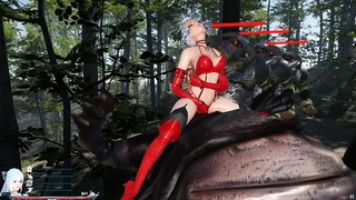 Zwaard Hime [sfm 3d Hentai Game] Ep.1 Intense anale neuk en seks in het bos terwijl orks toekijken