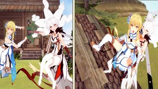Unknown God Futanari Lumine Genshin Impact